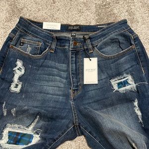 NWT, Distressed Judy blue jeans